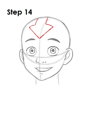 Draw Aang Avatar 14