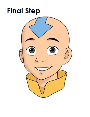 Draw Aang Avatar