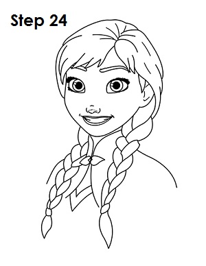 Draw Anna Frozen 24