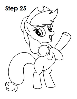 Draw Applejack 25