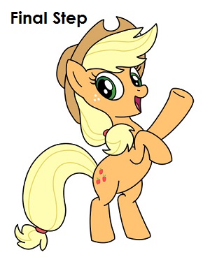 Draw Applejack Last