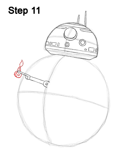 Draw BB-8 Force Awakens 11