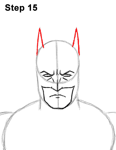 Draw Batman Full Body 15