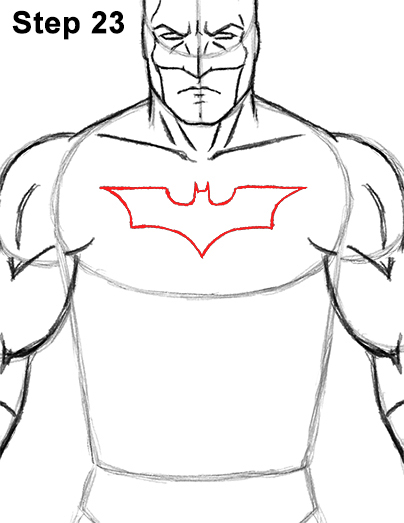 Draw Batman Full Body 23