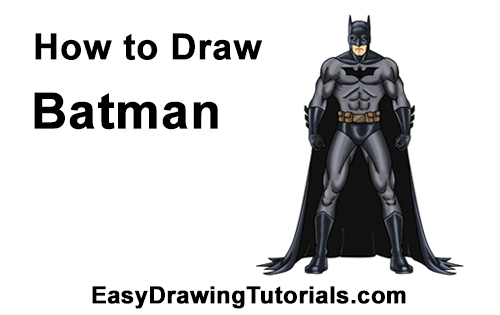 How to Draw Batman Full Body