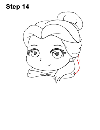 Draw Mini Chibi Cute Little Belle Beauty 14