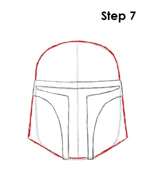 Draw Boba Fett Step 7