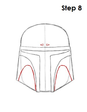 Draw Boba Fett Step 8