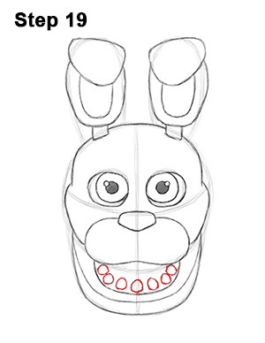 Draw Bonnie Five Nights at Freddy's 19