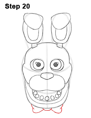 Draw Bonnie Five Nights at Freddy's 20