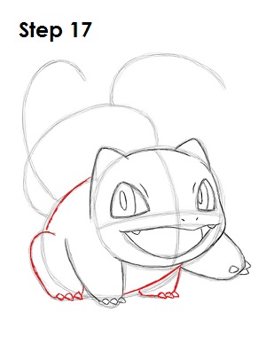 Draw Bulbasaur 17