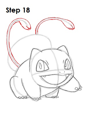 Draw Bulbasaur 18