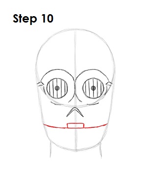 Draw C-3PO 10