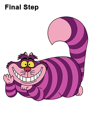 Draw Cheshire Cat Alice