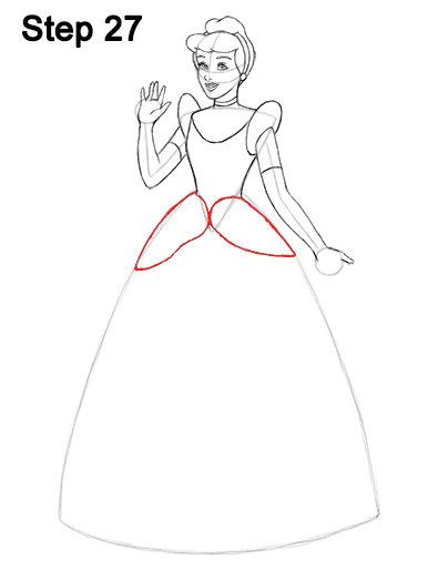 Draw Cinderella Dress 27