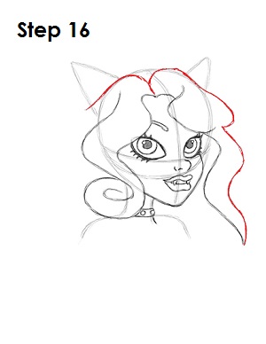 Draw Clawdeen Wolf 16