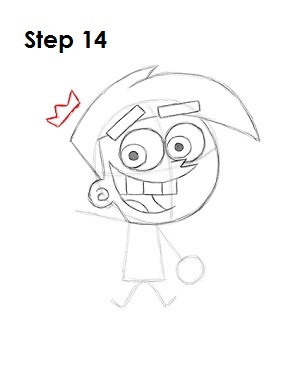 How to Draw Cosmo Step 14