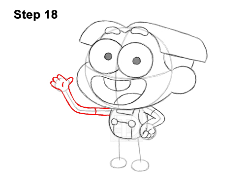 How to Draw Cricket Green Big City Greens 18