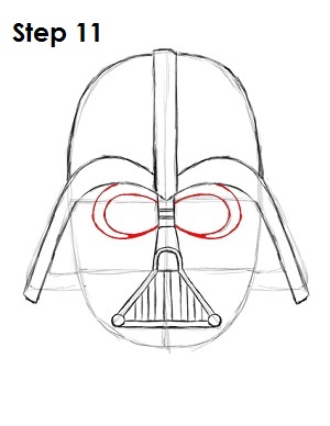 Draw Darth Vader Step 11