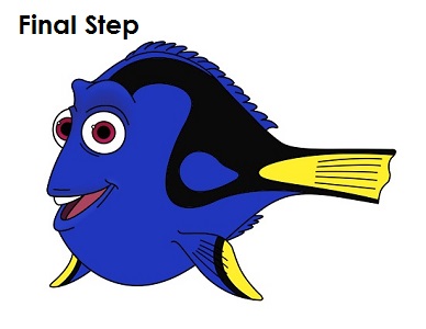 Draw Dory Nemo Last