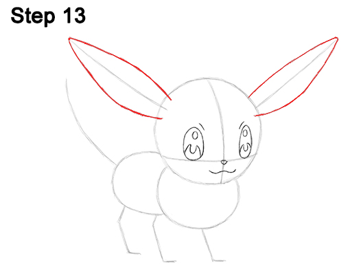 Draw Eevee Pokemon 13