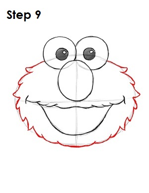 Draw Elmo Step 9