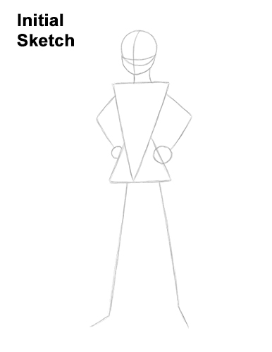 How to Draw Elsa (Full Body) from Frozen