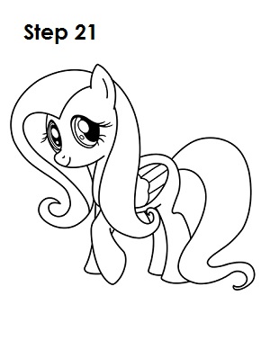 Draw Fluttershy 21