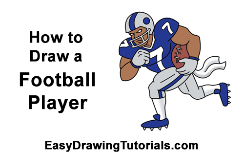 How to Draw Cartoon Football Player