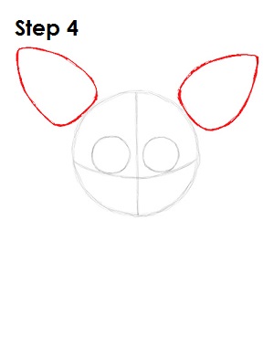 Draw Foxy Five Nights at Freddy's 4