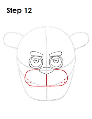 Draw Freddy Fazbear 12