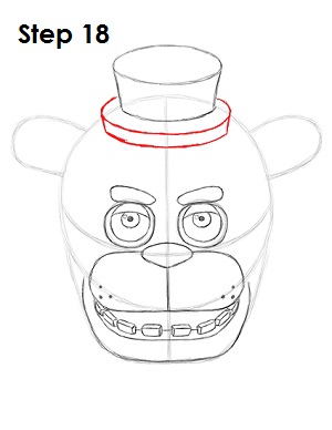 Draw Freddy Fazbear 18