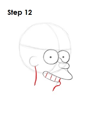 How to Draw Fry Step 12