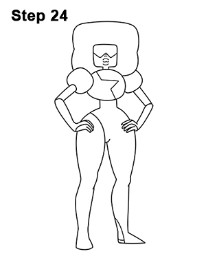 Draw Garnet Steven Universe 24