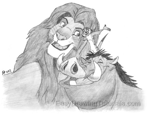 Lion King Drawing