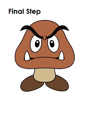 How to Draw Goomba