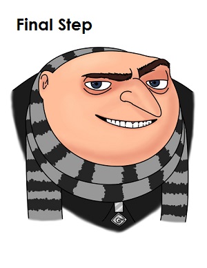 Draw Gru Despicable Me Last