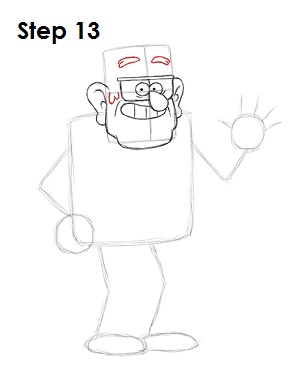 Draw Grunkle Stan 13