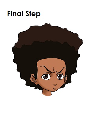 How to Draw Huey Freeman Boondocks