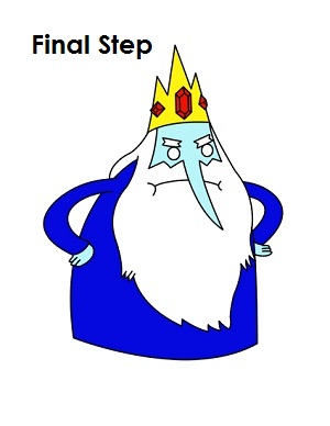 Draw Ice King Step Last