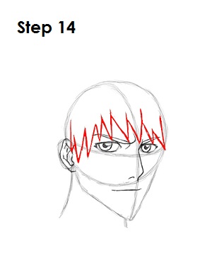  Draw Ichigo Step 14