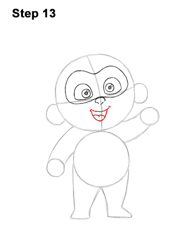 How to Draw Jack Jack Cute Baby Incredibles 13