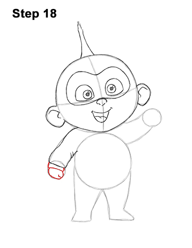 How to Draw Jack Jack Cute Baby Incredibles 18