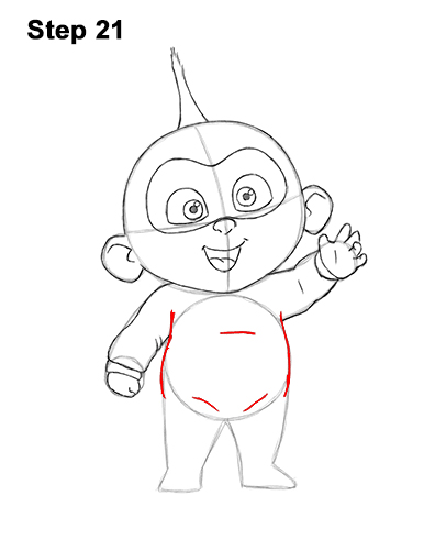 How to Draw Jack Jack Cute Baby Incredibles 21