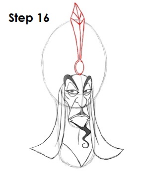 How to Draw Jafar Step 16