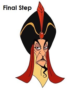 How to Draw Jafar Final Step