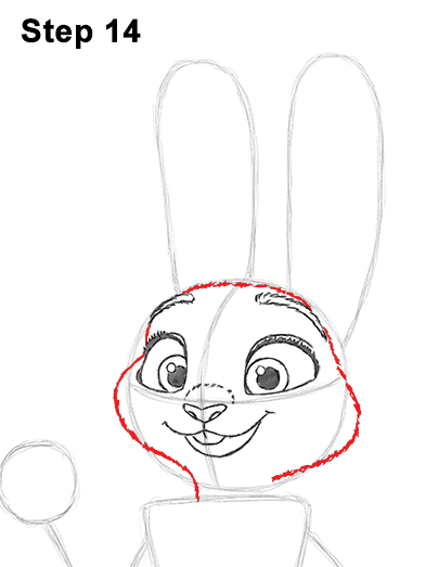 Draw Judy Hopps Zootopia 14