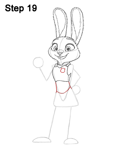 Draw Judy Hopps Zootopia 19