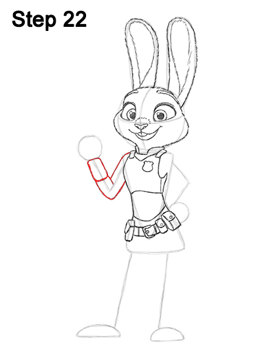 Draw Judy Hopps Zootopia 22