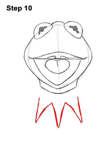 How to Draw Kermit the Frog Muppet 10